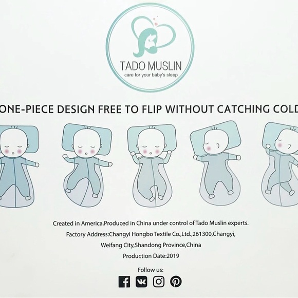 💥HP💥 Organic Cotton Muslin Elephant Print Toddler baby kids Sleep Sack 18-24 - Picture 9 of 11